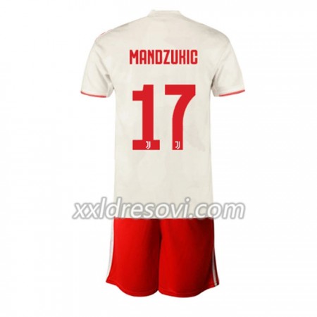 Juventus MANDZUKIC 17 Drugi Dječji Komplet Dresovi za Nogomet 2019-2020 (+ kratke hlače)